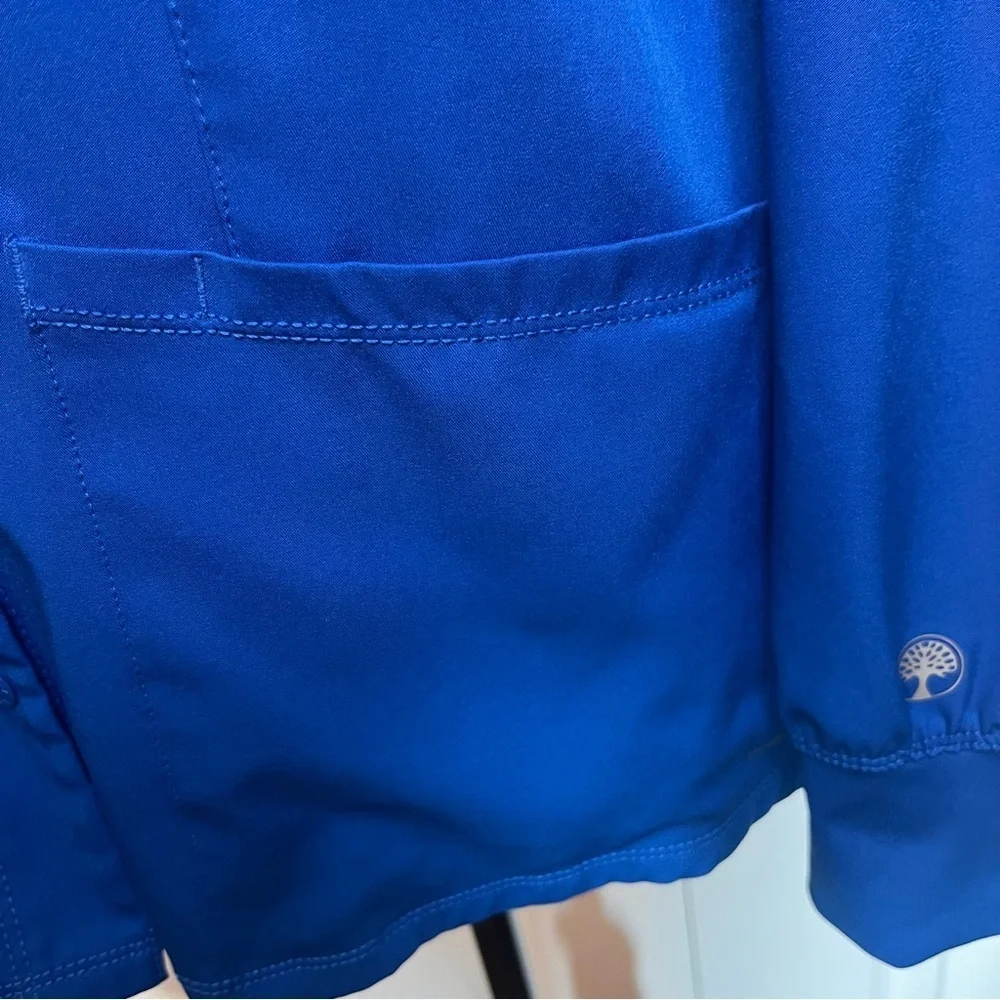 Healing Hands Women Scrub HH Works Megan Jacket 5500 ROYAL Snap Buttons 5 Pocket